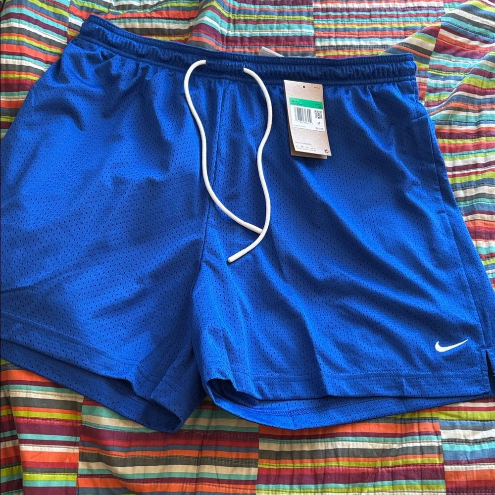 Nike Royal Blue Mesh Shorts size extra large new tags fast shipping